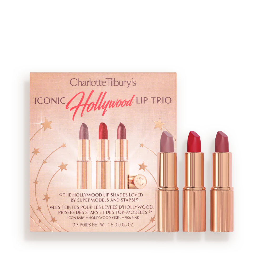 iconic hollywood lip trio