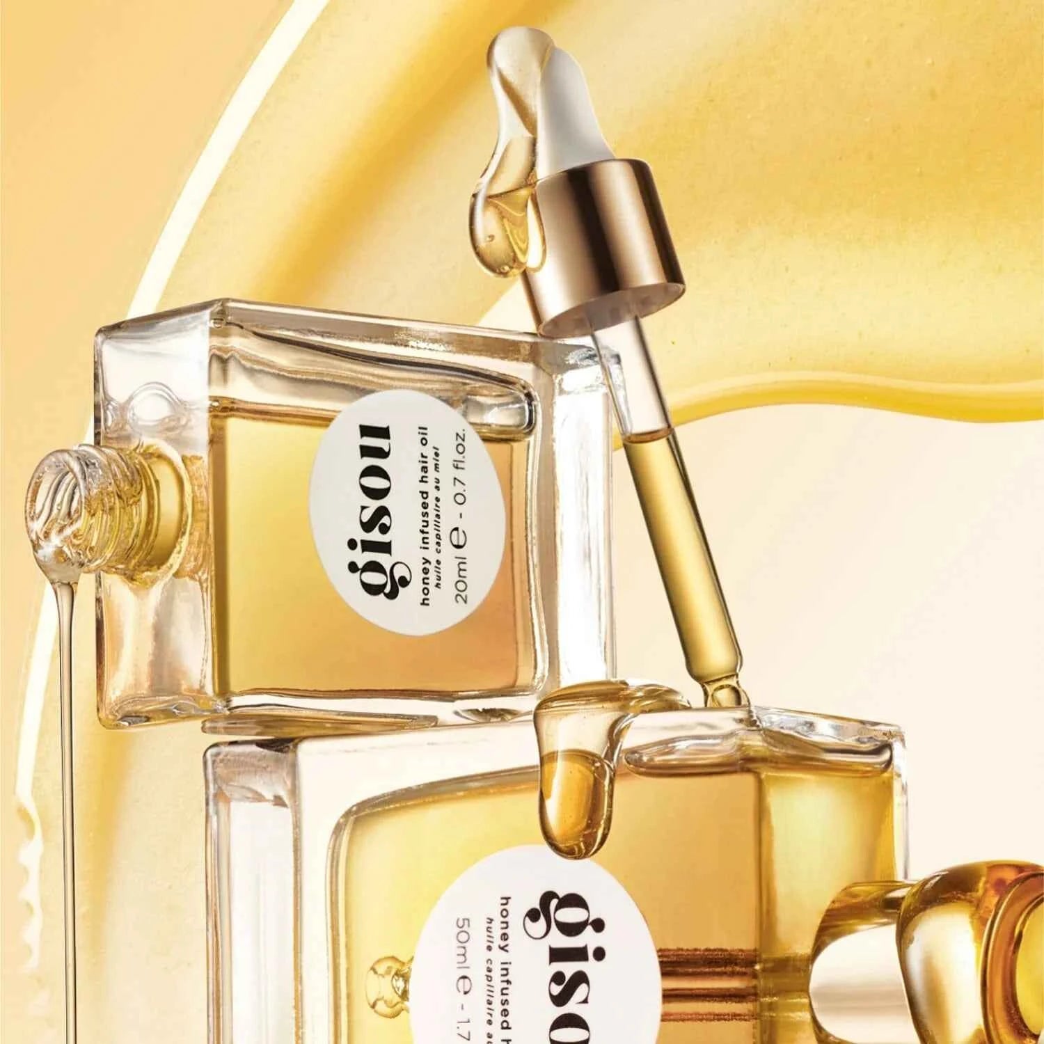 honey infused hair oil